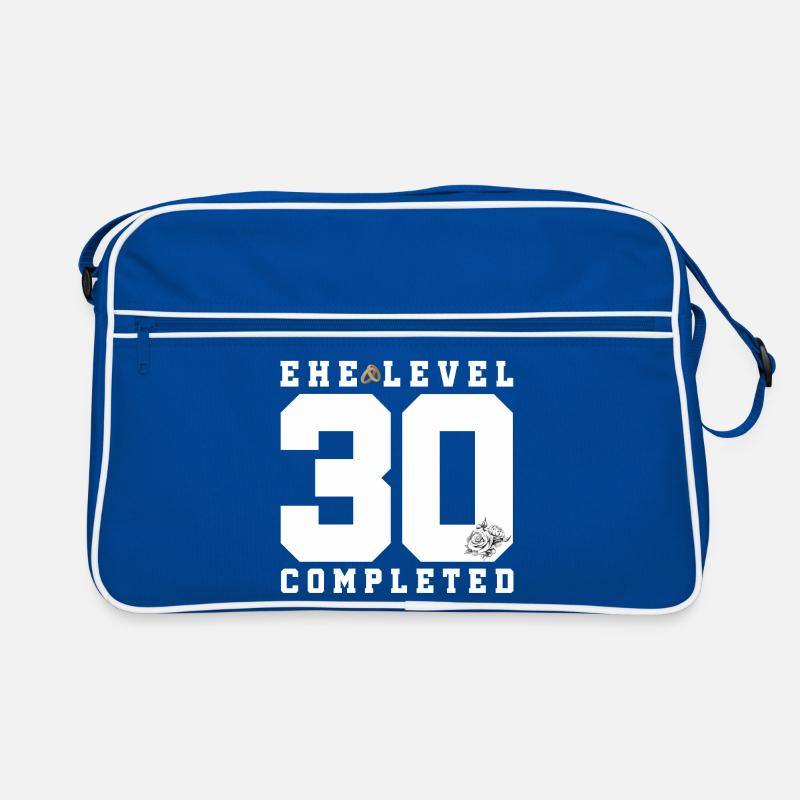 30. Hochzeitstag Retro Tasche