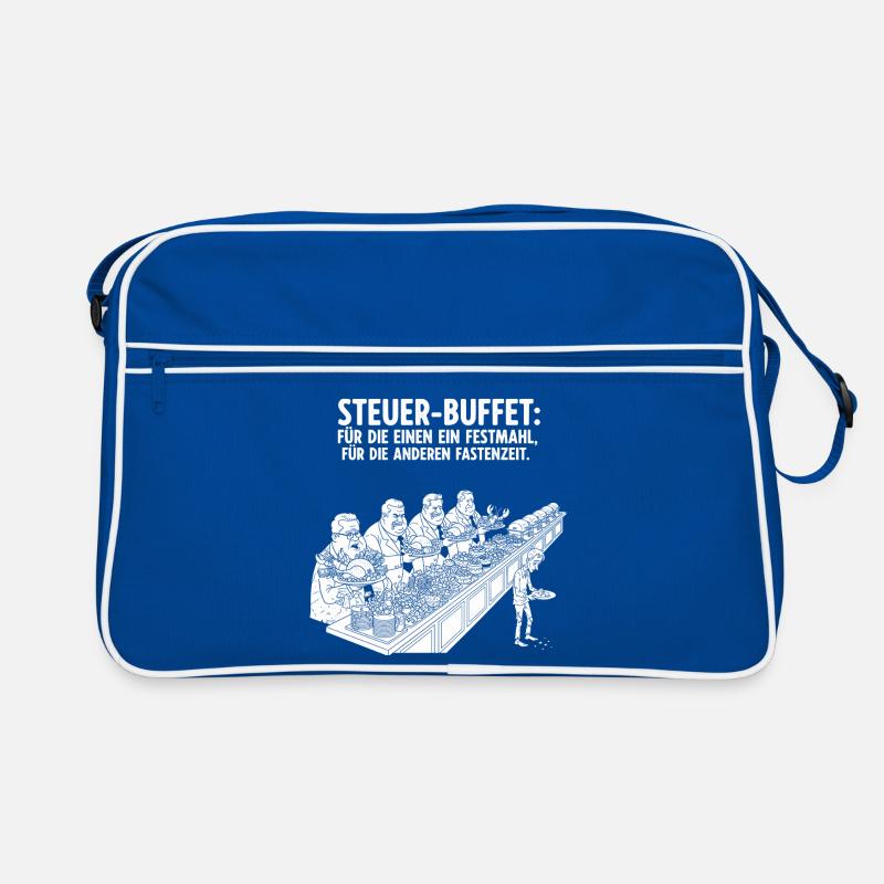 Steuer-Buffet Retro Tasche