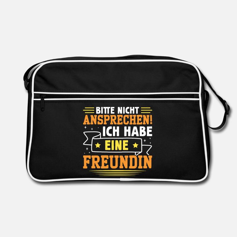 Malle PLEASE DO NOT SPEAK Funny Sac Retro