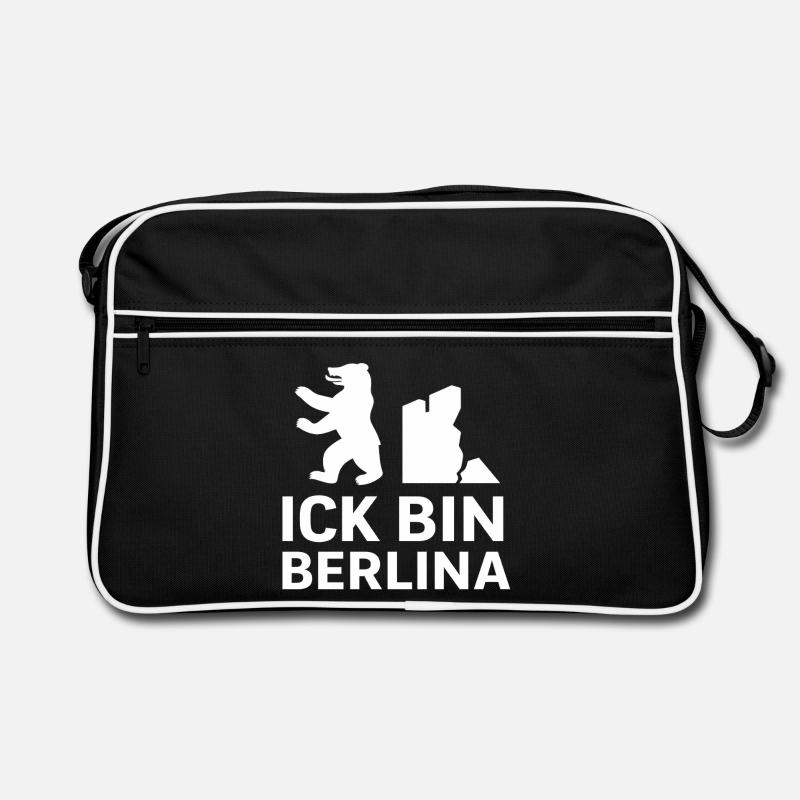 Ick bin Berlina Retro Tasche