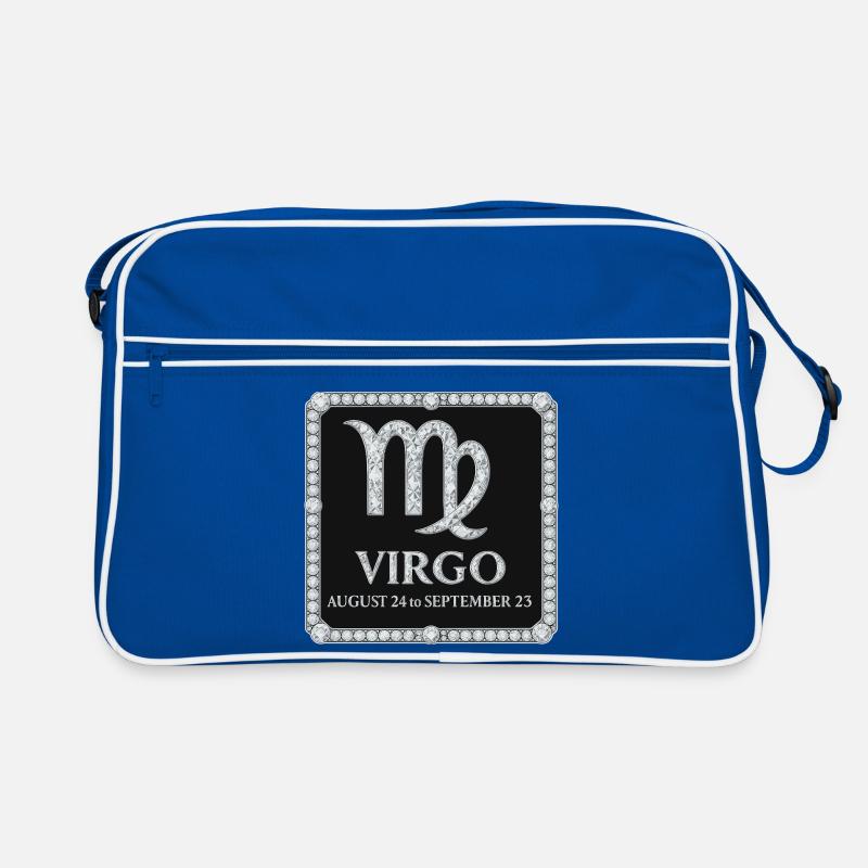 Sternzeichen Jungfrau Retro Tasche