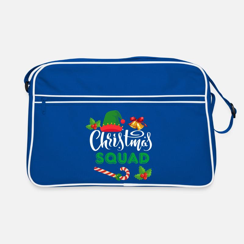 Weihnachtskader Retro Tasche