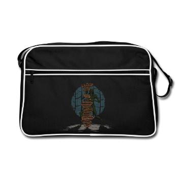 Evil Places - Retro Bag - black/white - Front