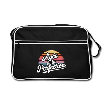 Aged to Perfection - Retro Bag - black/white - Front