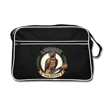 Jupe Vintage Aigle avec Guitare - Sac Retro - noir/blanc - Devant