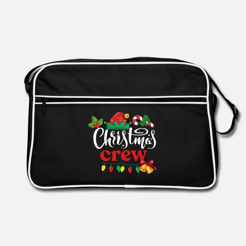 Weihnachts-Crew Retro Tasche