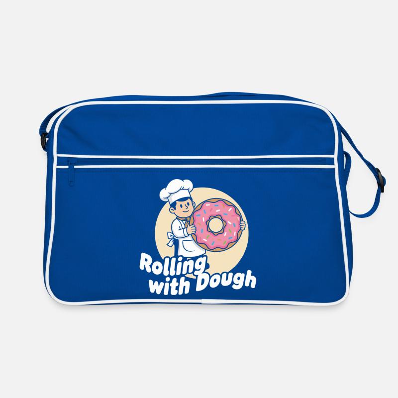 Donut Baker Cartoon Retro Bag