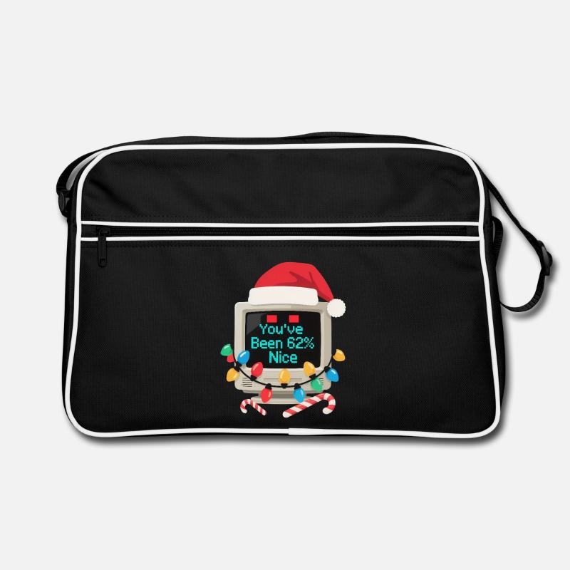 Ordinateur Noël AI Sarcastic Tech Gift Sac Retro