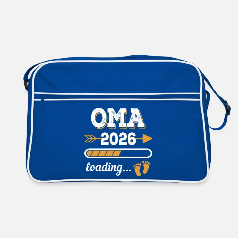 Oma 2026 Loading Zukünftige Großmutter Geschenk Retro Tasche