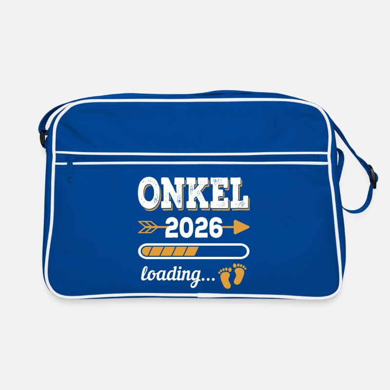 Onkel 2026 Loading Zukünftiger Onkel Geschenk Retro Tasche
