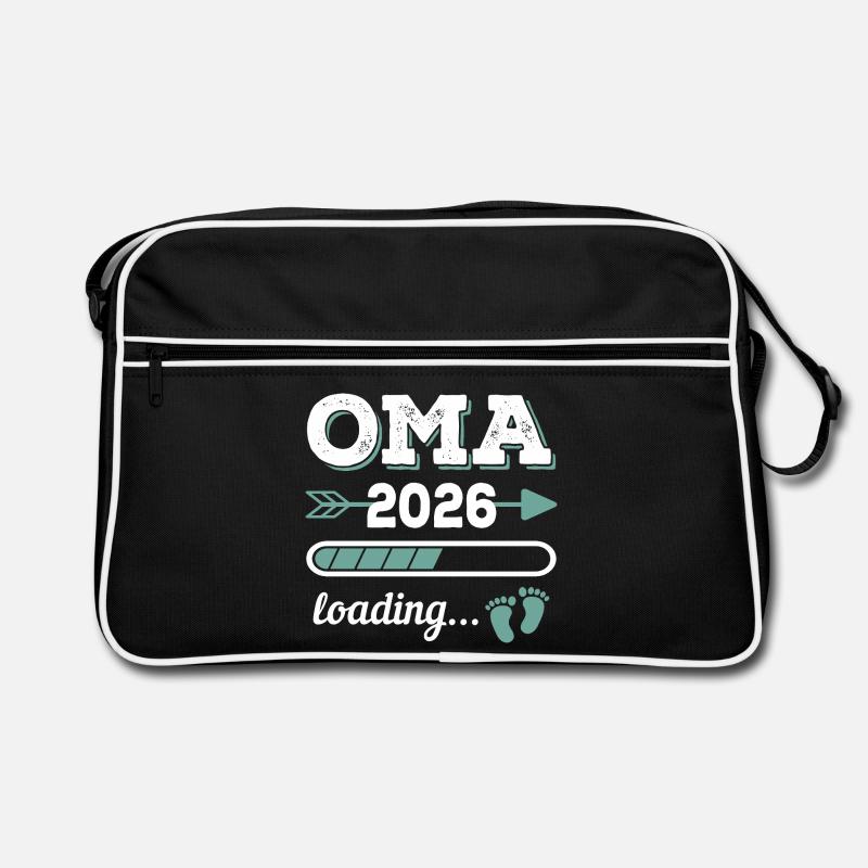 Grand-mère 2026 Loading Idée cadeau future grand-mère Sac Retro