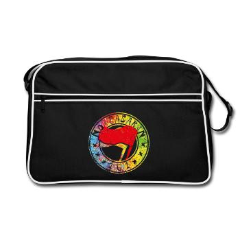 No Pasaran 161 - Retro Bag - black/white - Front
