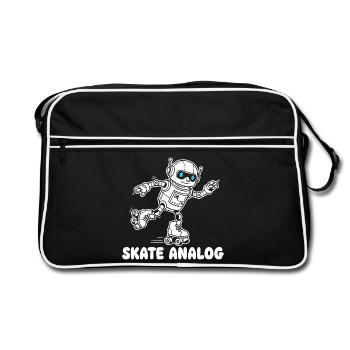 Robot Skate Analogique - Sac Retro - noir/blanc - Devant