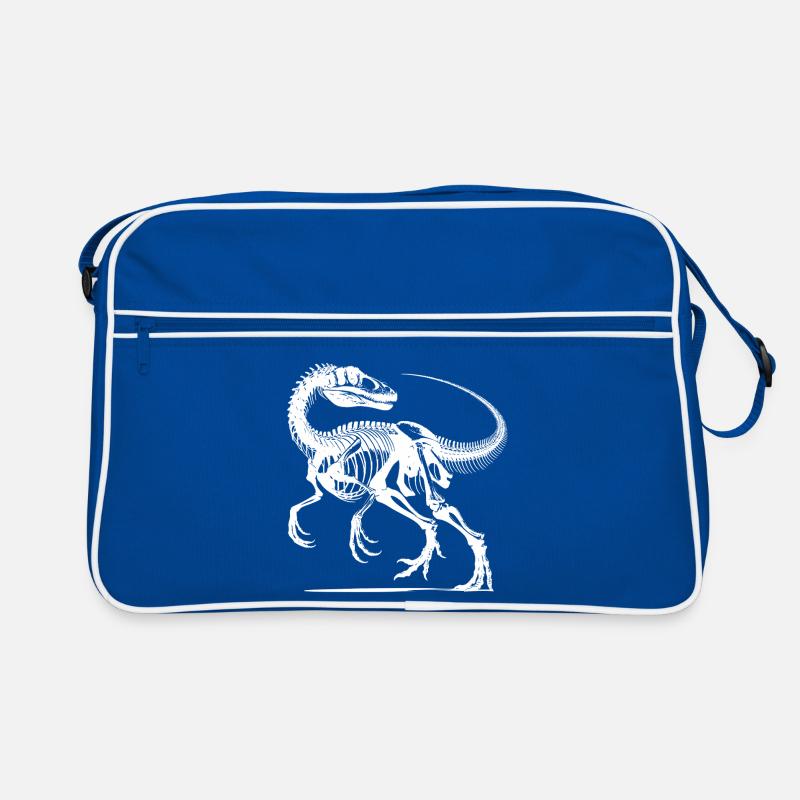 Raptor Dinosaurier Knochenarbeit aus der Urzeit Retro Tasche