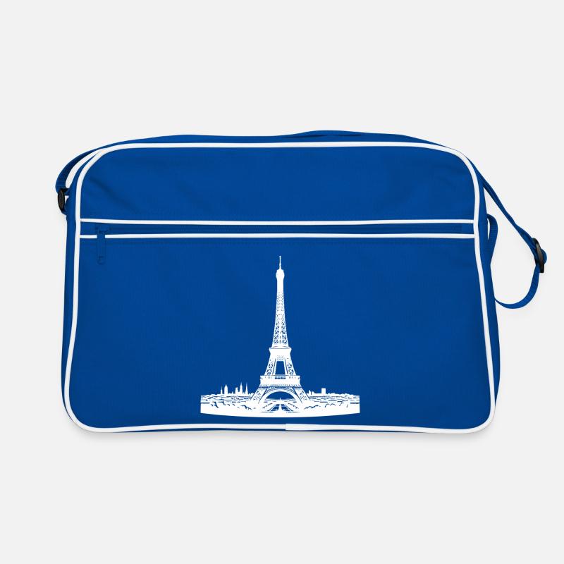 French eye-catcher Eiffel Tower typical Paris Retro Bag