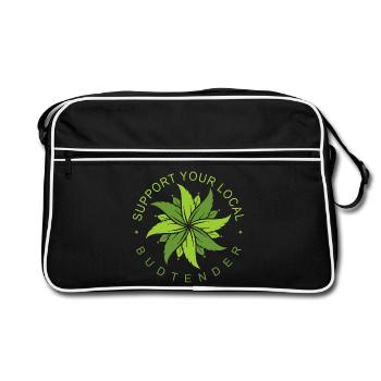 Tenues de fumeurs drôles - Sac Retro - noir/blanc - Devant