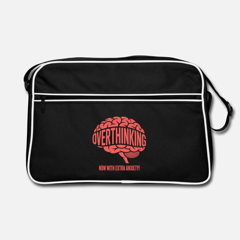 Trop réfléchir, maintenant avec plus d’anxiété ! Sac Retro