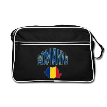Romania - Retro Bag - black/white - Front