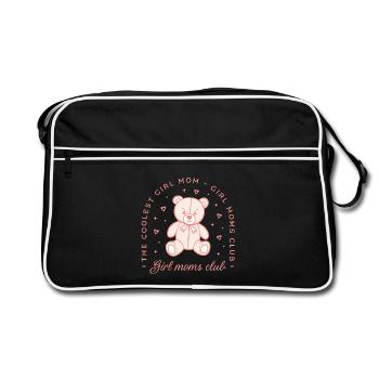 Club des mamans filles, esthétique rose de filles cool - Sac Retro - noir/blanc - Devant
