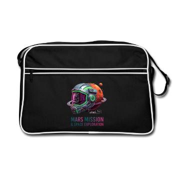 Mars Mission - Retro Bag - black/white - Front