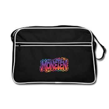 Moneten - Funny Tax Meme - Retro Bag - black/white - Front