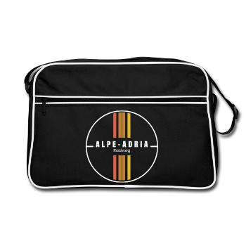 Piste cyclable Alpe-Adria - Sac Retro - noir/blanc - Devant
