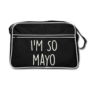 Mayo Mayonnaise - Sac Retro - noir/blanc - Devant