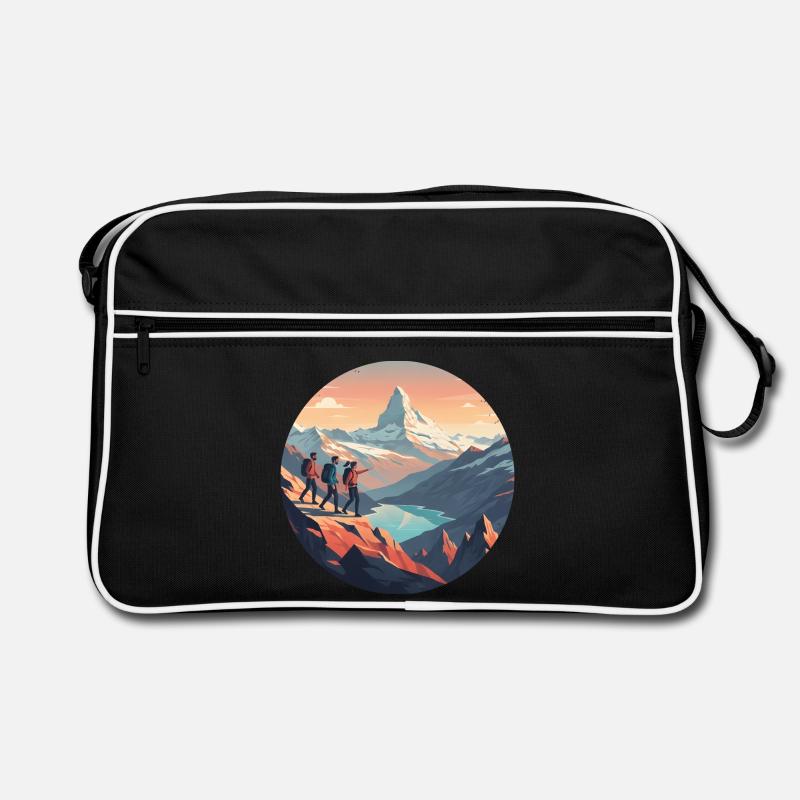 Wandern Retro Tasche