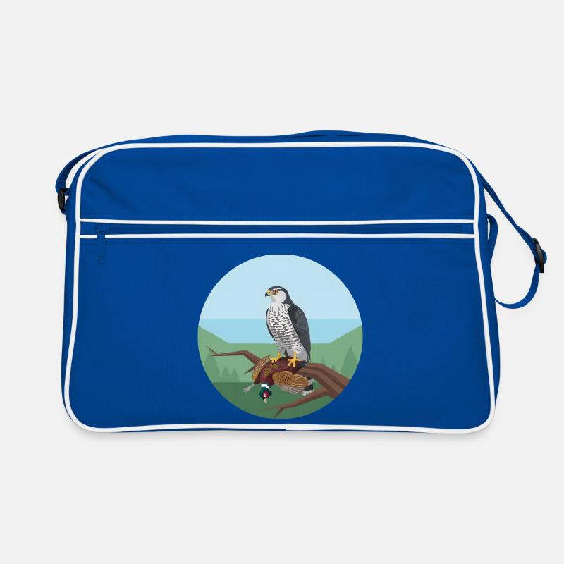 Épervier avec faisan Sac Retro