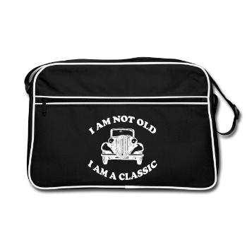 Classic - Retro Bag - black/white - Front