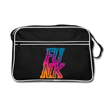 Funk - Retro Bag - black/white - Front
