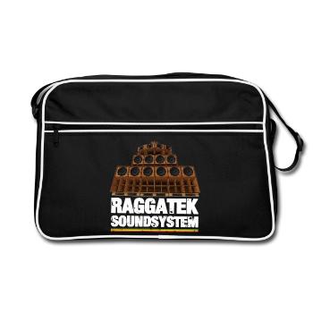 raggatek - Retro Bag - black/white - Front