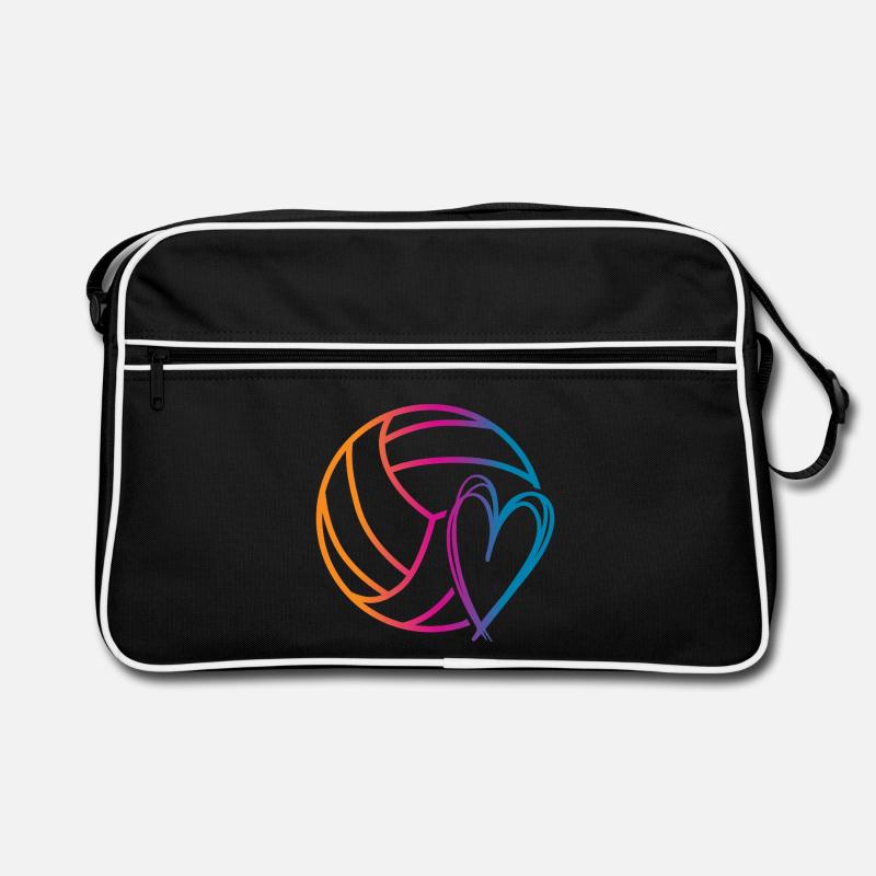 Volleyball Ball Retro Tasche