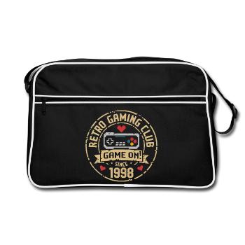 Millésime 1998 Anniversaire 1998 Cadeau 1998 - Sac Retro - noir/blanc - Devant