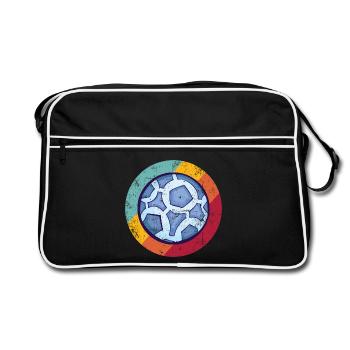 Handball rétro - Sac Retro - noir/blanc - Devant
