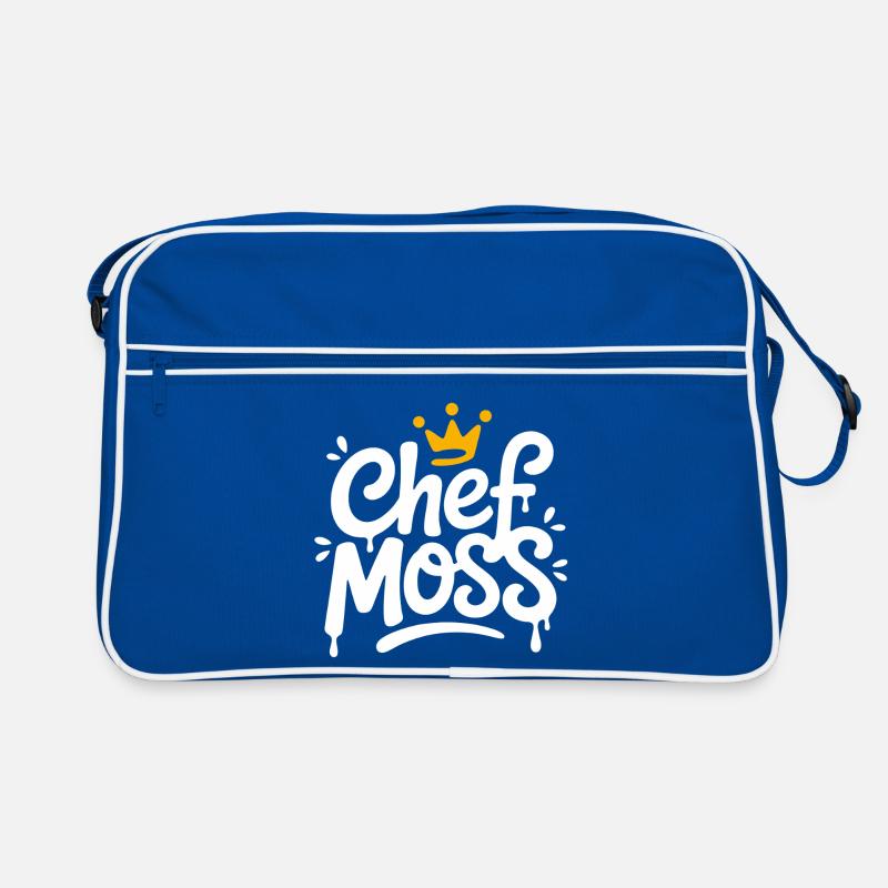 Logo de la couronne Chef Moss Sac Retro