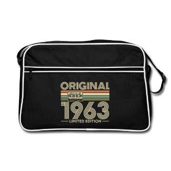 Original 1963 Édition Limitée Vintage - Sac Retro - noir/blanc - Devant