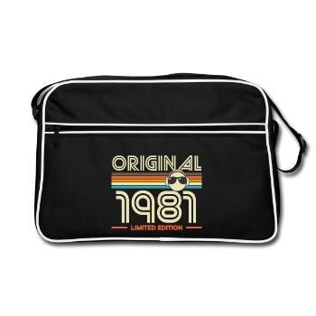 Original 1981 Vintage Édition Limitée - Sac Retro - noir/blanc - Devant