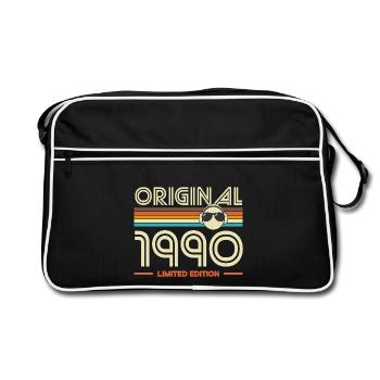 Original 1990 Edition Vintage Stripes - Sac Retro - noir/blanc - Devant