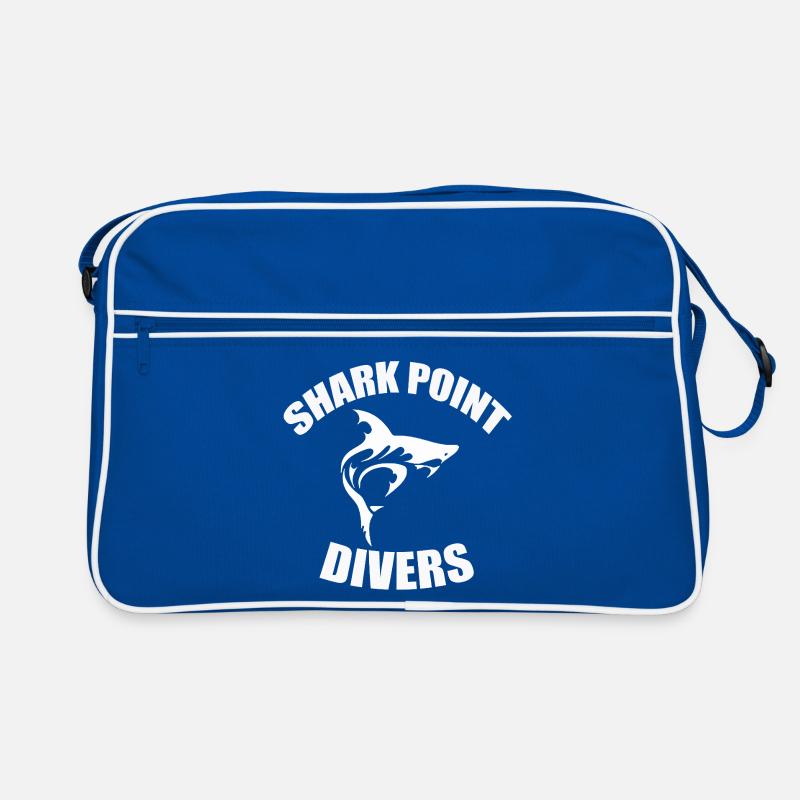 SHARK POINT DIVERS Retro Tasche