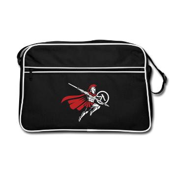 Spartan Spear Jump Mascot Spartan Strike - Retro Bag - black/white - Front