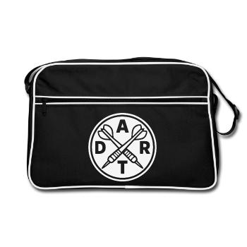 Tenue sportive du logo DART Arrows - Sac Retro - noir/blanc - Devant