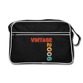 Millésime 2006 - Sac Retro - noir/blanc - Devant