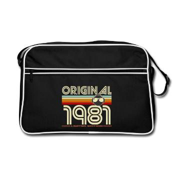 Original 1981 Edition Retro - Retro Bag - black/white - Front