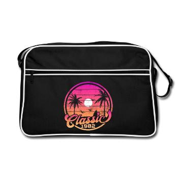 44e anniversaire en 1982 - Sac Retro - noir/blanc - Devant