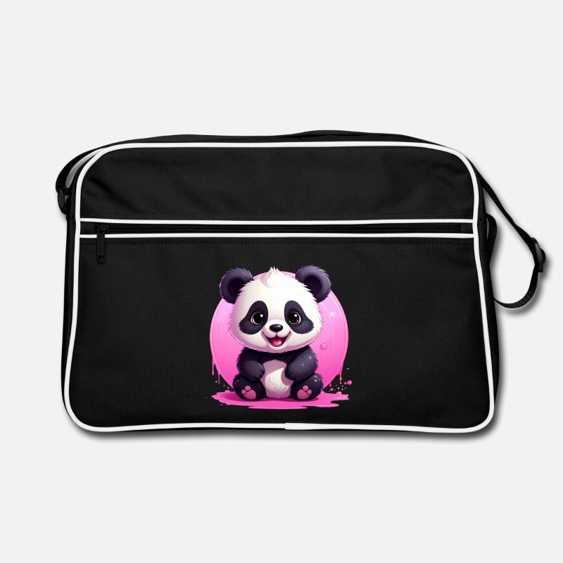 panda mignon Sac Retro