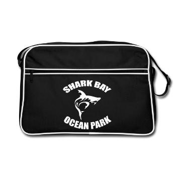 PARC OCÉANIQUE DE SHARK BAY - Sac Retro - noir/blanc - Devant