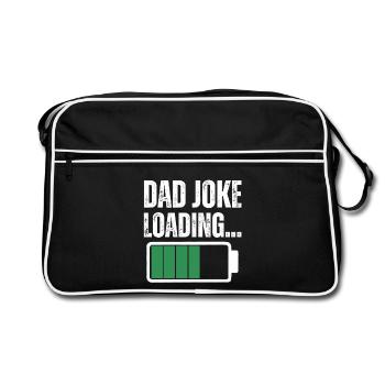 blague de papa - Sac Retro - noir/blanc - Devant