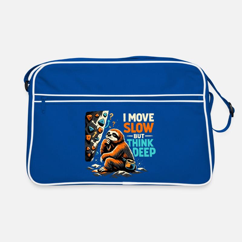 Sloth Bouldering - I move slow but think deep Retro Bag
