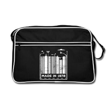 Millésime 1978 - Sac Retro - noir/blanc - Devant